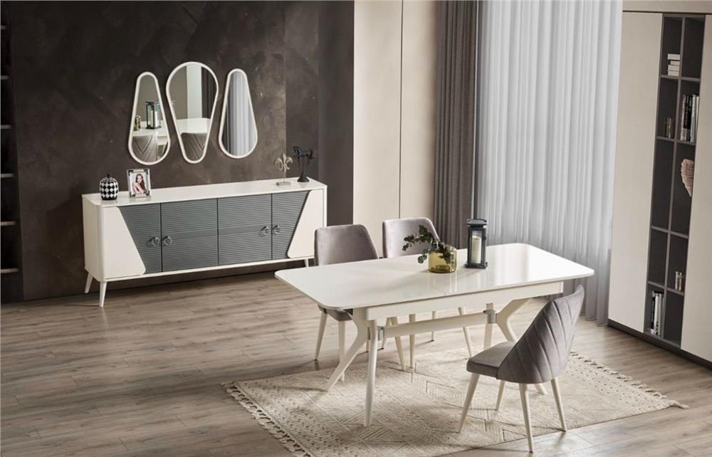 8 kişilik yemek masası