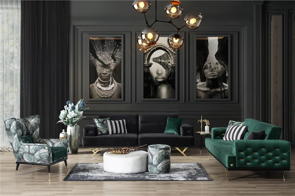 Memphis Koltuk Takımı 3+3+1