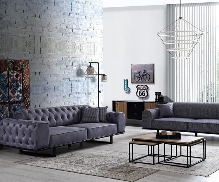 Lacivert Koltuk Takımı